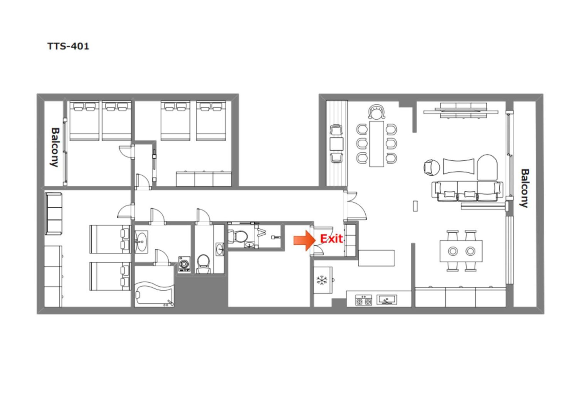 Apartmán 豊月荘 Toyotsuki Ósaka Pokoj fotografie